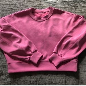 Lululemon perfectly oversized crop crew softstreme